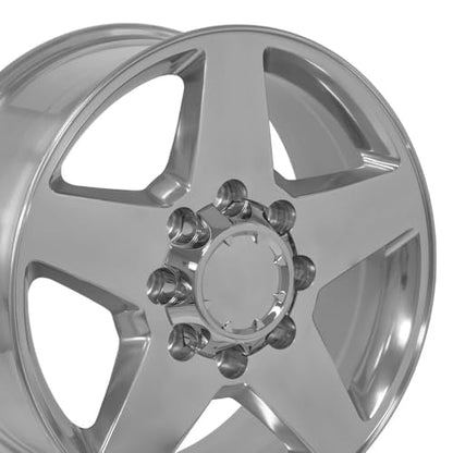 OE Wheels CV91B 20x8.5 Polished 5503 8x180 Rim - color: Polished