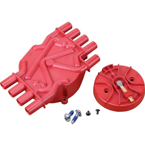 DRAGON FIRE PERFORMANCE Heavy Duty Distributor Cap and Rotor Set Compatible Replacement With 1996-2002 Chevrolet GMC Express Suburban Savana Yukon 5.0L 5.7L 350 305 V8 Vortec Oem Fit CAP1010-DF