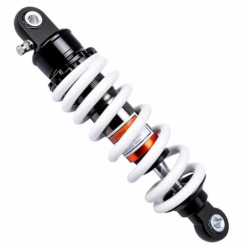 255mm 10” Rear Shock Absorber, 10mm Mounting Hole Heavy Duty Spring Shock for Selected 50cc–125cc Dirt Bike Pit Bike ATV Quad Go Kart, Mini Electric Dirt Bike, Coolster TaoTao Apollo SSR