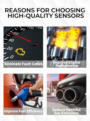 O2 Oxygen Sensor 234-4337 Upstream Fit for Chevrolet Avalanche Colorado Silverado, GMC Sierra 1500 Yukon XL 2500 Canyon, Buick Allure Lacrosse, Cadillac CTS Escalade EXT, Hummer H2 H3, 2PCS