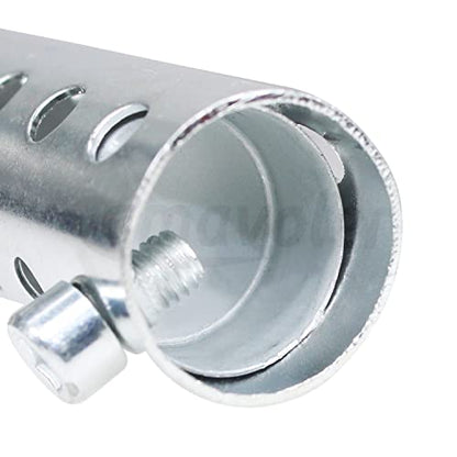 2 Pcs Motorcycle Exhaust Silencer Motorbike Muffler Insert Baffle Silencer Universal (silver-42mm,2Pcs) - color: silver-42mm