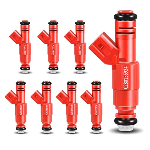 Upgraded Fuel Injectors 0280155934 Compatible with Dodge Dakota/Durango/Ram 1500/1500 Van/2500 Van/3500 Van 2000 2001 2002 2003,for Ram 2500/3500 2000-2002 Set of 8 62244 Injectors 5.9L