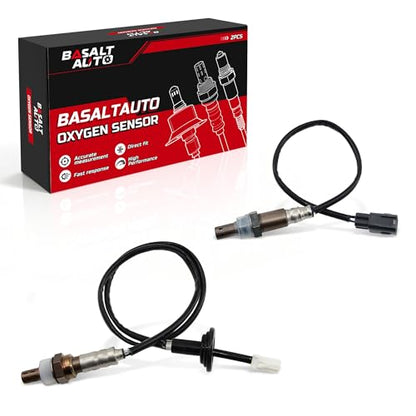 2Pcs Oxygen Sensors Upstream 234-9056 & Downstream 234-4305 Compatible for 2009-2010 Toyota Corolla Matrix [1.8L L4] Only - size: 234-9056 # 234-4305