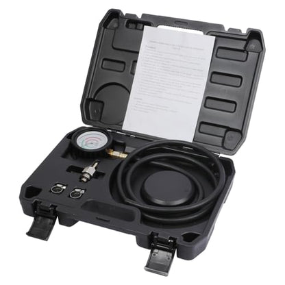 CMTOOL Exhaust Back Pressure Tester Kit with Carrying Case, Automotive Exhaust Back Pressure Gauge Set with 6-Foot Hose, Professional Car Diagnostic Test Tool with Adapter & 2 Hose Clamps