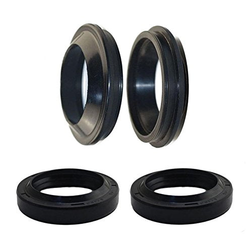 AHL Front Fork Shock Oil Seal and Dust Seal Set 36mm x 48mm x 8mm for Yamaha XJ750 Maxim 1982-1983 / XJ750M Mid-Max 1983