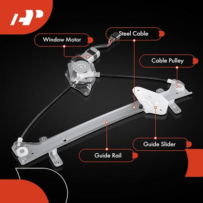 A-Premium Front Driver Side Power Window Regulator with Motor (6-Pin)