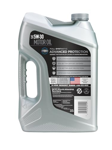 Valvoline Advanced Full Synthetic SAE 5W-30 Motor Oil 5 QT - size: 5 QT, style: Advanced Protection