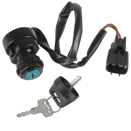 3B4-82510-00-00 2 Wires Ignition Switch Key for Yamaha ATV 4SH-82510-00-00