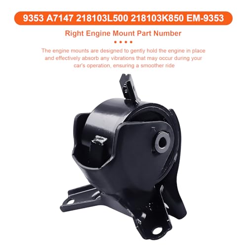Engine Motor Mount Set & Trans Mount ,Replaces A7162 A7147 A7153 A7171 - size: Azera 07-08 3.3L/06-08 3.8L