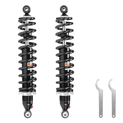 Monotube Rear Shocks, Shock Absorber, Struts for Honda Rancher 350 (2004-2006), OEM# 52400-HN4-980 52400-HN5-980, 52400-HN5-970, 52400-HN4-M61, 1515-0465, Amortiguadores for Honda Rancher 350