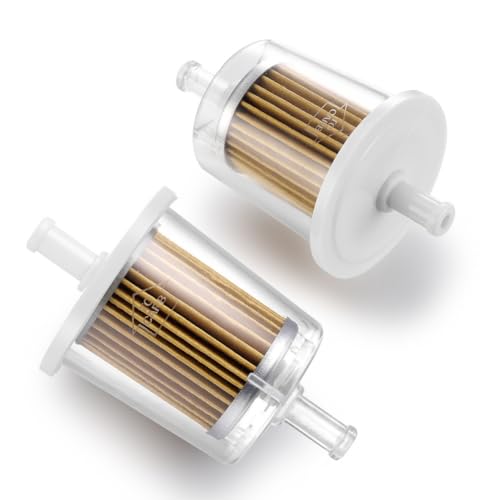 FUEL FILTER INDUSTRIAL HIGH PERFORMANCE UNIVERSAL INLINE GAS FILTER 5/16" 2 Pack