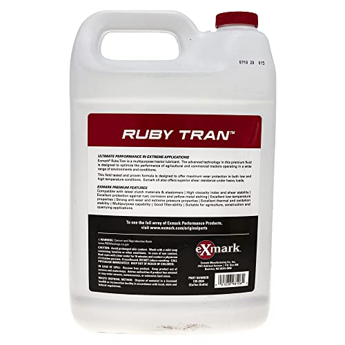 Exmark 135-2834 Ruby Transmission Fluid Full Synthetic Wet Clutch 1 Gallon Bottle