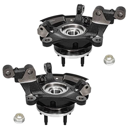 Detroit Axle - Front Steering Knuckles Brake Kit for 2011-2014 Ford Edge - size: 6PRU48714/KIT