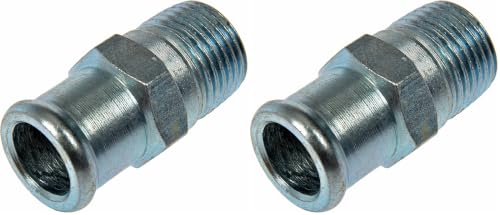 Dorman 56360 Heater Hose Connectors - 3/4 In. Hose X 1/2 In. Npt X 1-3/4 In. Long Nipple Universal Fit (Pack of 2) - size: Klein (Pack of 2)