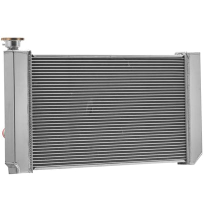 3 Row Aluminum Radiator Shroud Fan for 1988-1994 Chevy S10 Blazer GMC S15 4.3L V6 AT, Full Performance Aluminium Radiators, Automotive Replacement Radiator