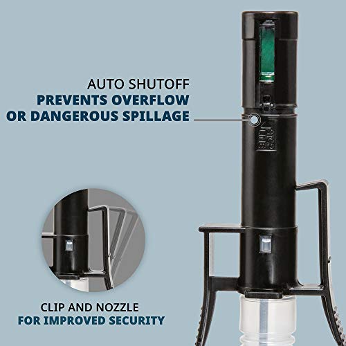 Jumbl Gas Transfer Pump, Automatic Fuel Transfer Pump, Grey, Large