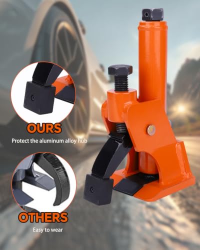 Manual Tire Bead Breaker Tool, Heavy Duty Tire Changer for 38–42 Inch Tires, Tire Bead Removal and Changing Tool for ATV, UTV, Tractor, Truck, Golf Cart with Gloves