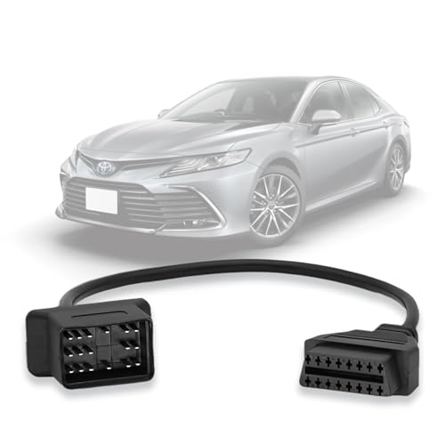 OBD2 Adapter Fit for Toyota 17 Pin OBD1 to 16 Pin OBD2 Diagnostic Cable - style: Fit for toyota-17pin(Square)