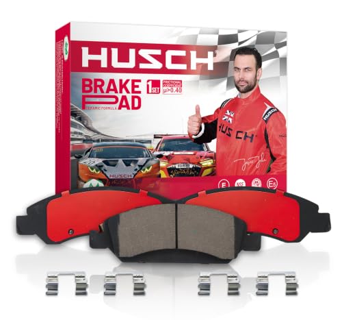 HUSCH Front Ceramic Brake Pads Kit Fit For Ford Mustang 1994-2004 - size: D412-7300