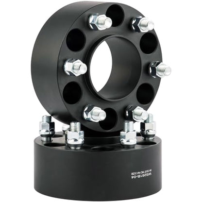 4pc Forged 6x5.5 Hubcentric Wheel Spacers 2.5 Inch M14x1.5 Studs 78.1mm Hub - size: 2.5 Inch-2 PCS