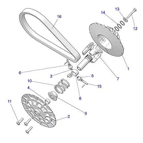 Polaris CVT Drive Belt Replacement, Select Sportsman ATV 570 Models 3211229