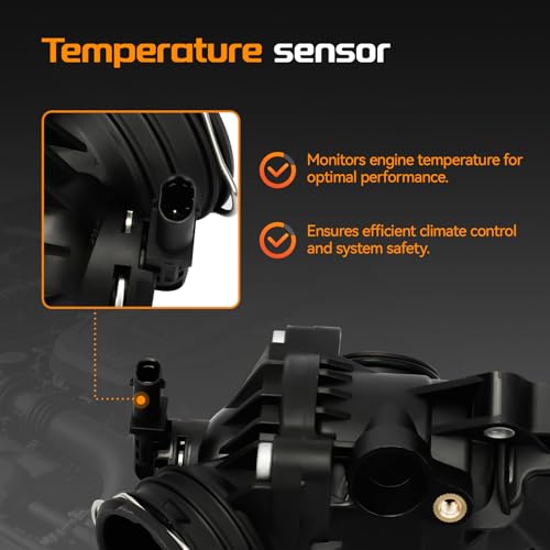 BRTEC 902-5843 Engine Coolant Thermostat Housing Assembly 2762000315 - color: 902-5843