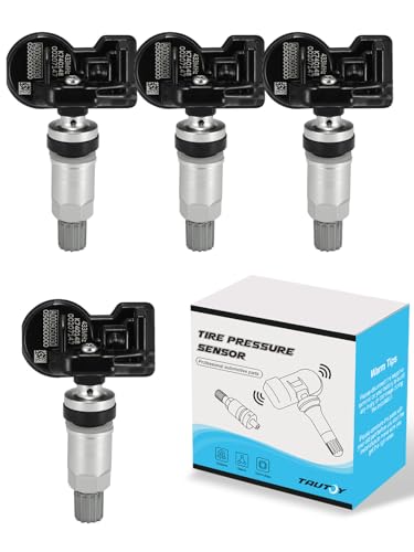 TAUTOY upgrade Set of 4 TPMS Tire Pressure Monitoring System Sensor 433MHz Compatible with 2007-2016 Mercedes-Benz A Class B Class C Class CL Class CLA Class CLK Class Replaces A0009051804 A0009050030