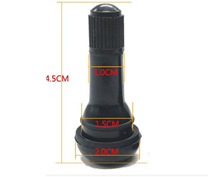 TR413 Valve Stem Wheel Tire Tyre Rubber ATV Lawn Mower Garden Tractor Plug (25PCS)