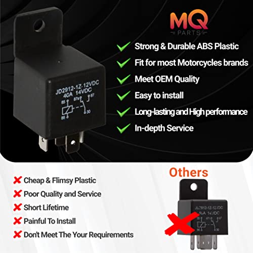 3 Pcs 00432101 5-Pin 12V 40A Multi-Purpose Relay Heavy Duty Relay - Replaces 430-300 AYP 109748X Ariens 00432101 Hustler 026237 Exmark 98-7249 1-643275 Ariens EZR1440 EZR1540 EZR1640