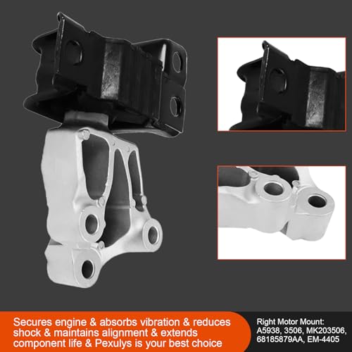 4Pcs Engine Mount For Ram ProMaster 1500/2500/3500 3.6L 2014-2021