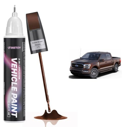 Kodiak Brown Metallic(J1) Car Touch Up Paint for Ford - color: Kodiak Brown Metallic(J1) for 2013-2021 F-150/2013-2014 Super Duty F-250, F350 ,F450