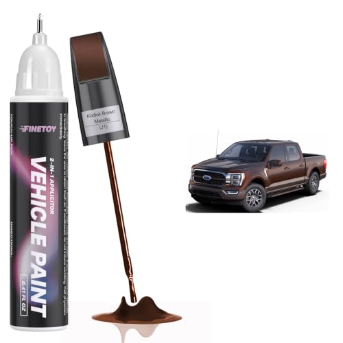 Kodiak Brown Metallic(J1) Car Touch Up Paint for Ford - color: Kodiak Brown Metallic(J1) for 2013-2021 F-150/2013-2014 Super Duty F-250, F350 ,F450