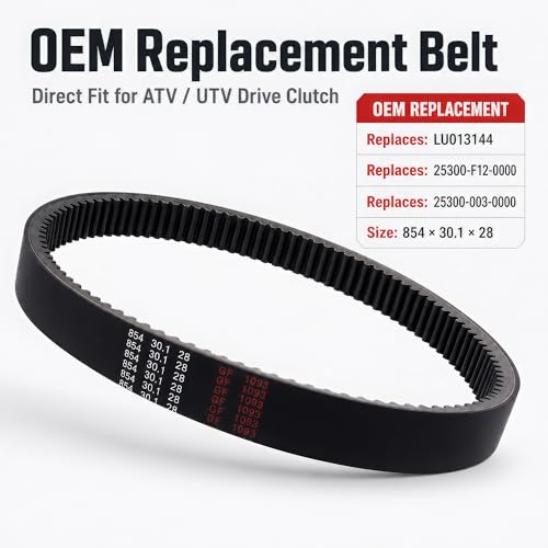 25300-003-0000 Drive Belt Transmission Belt for Hisun HS400 Tactic Forge 400 Massimo MSU Bennche Bighorn Coleman Outfitter UTV ATV 400cc Drive Clutch 854 30.1 28