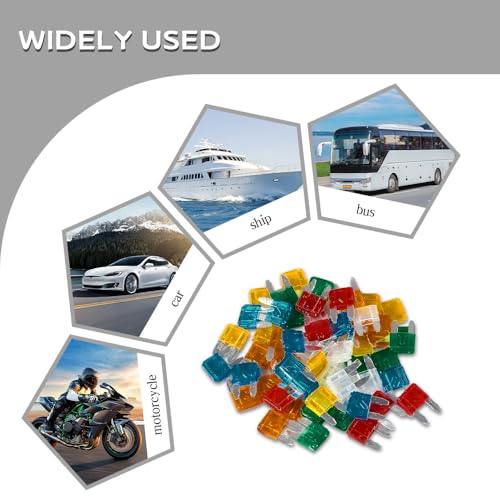 Standard Car Fuse, Professional Blade Fuses Automotive, 120PCS