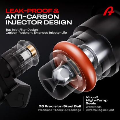 Fuel Injectors 12580681 Compatible with Chevy GMC Cadillac
