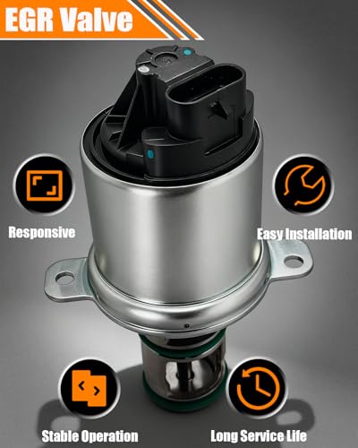 EGR Valve 6.0 Diesel Powerstroke for 2005-2007 Ford F-250 F-350 F-450 F-550 - size: EGR Valve EGV1031