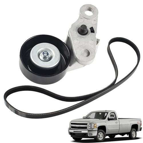 A/C Serpentine Drive Belt Tensioner Kit Fit for 99-08 Chevy GMC