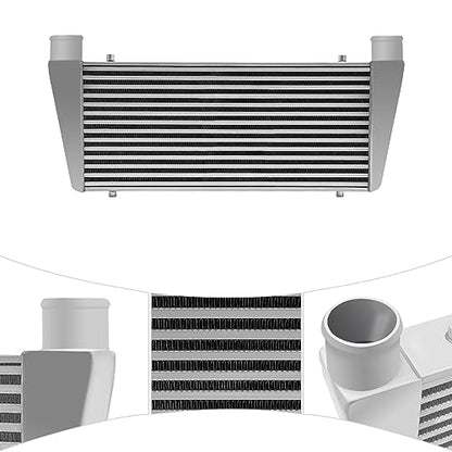 Universal Intercooler Aluminum Intercooler Front Mount 2.5" Inlet & Outlet Direct Replacement for All Cars (29x13x2.75" 2.5") - size: 29x13x2.75" 2.5"