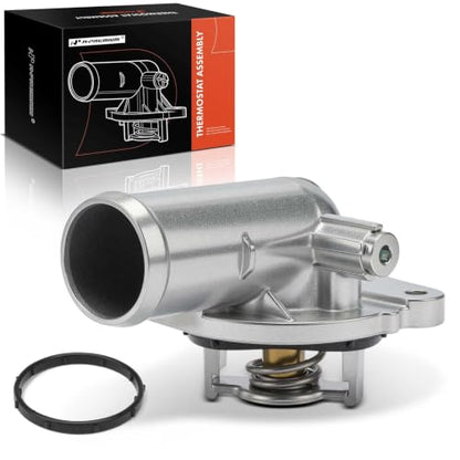 A-Premium Upgraded Aluminum Engine Coolant Thermostat Housing Assembly