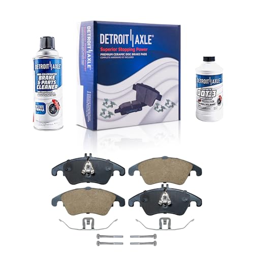 Detroit Axle - Front Brake Pads for Mercedes-Benz C250 C300 C350 CLS400 - size: 4P1201762/Kit