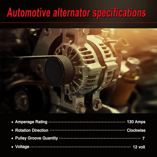 Alternator Compatible with Armada 07-15, Frontier 08-19 - size: Armada 07-15