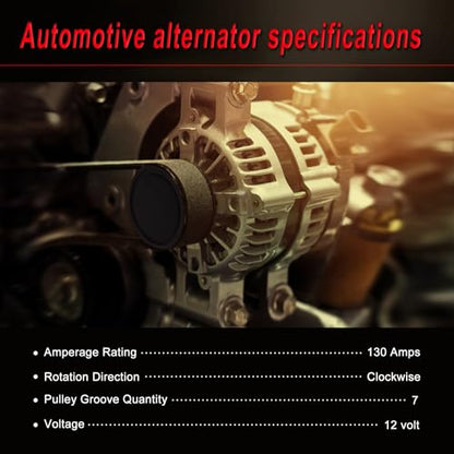 Alternator Compatible with Armada 07-15, Frontier 08-19 - size: Armada 07-15