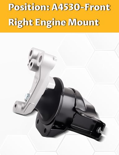 A4530 Front Right Engine Mount for 2006-2011 Honda Civic 1.8L Auto - size: A4530