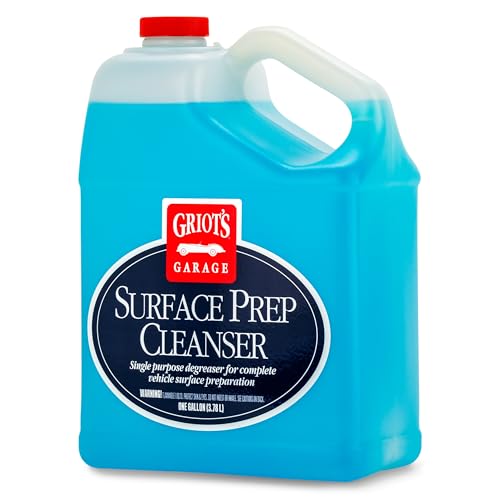 Griot's Garage Surface Prep Cleanser for Car Detailing and Cleaning – Dirt, Grime, Wax and Grease Remover – Use Before Applying Protective Surface Coatings, 10999, One Gallon - size: 128 Fl Oz (Pack of 1)