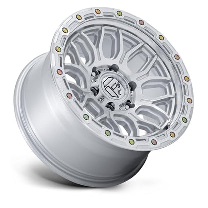 FUEL OFF-ROAD SURGE 17X9 6X135 5.04 1mm GLOSS SILVER W/MACHINED FACE - FC881SD17906301 - color: GLOSS SILVER W/ MACHINED FACE, size: 17X9, 6X135, 5.04, 1mm