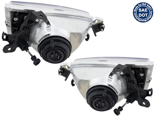 APA Replacement Headlight for 1997 1998 1999 97 98 99 Camry Driver Left and Passenger Right Side PAIR 81110AA010 TO2503117 TO2502117 81150AA010 - color: 1997-1999 Camry Pair