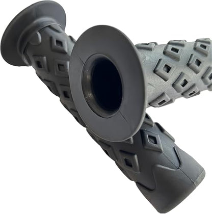 Bike Grips Bicycle Handlebar End Grips Replacement Handle Bar Grips Non-Slip Soft Rubber Protector for Mountain Bike Tricycle Wheel Chair - color: BLACK