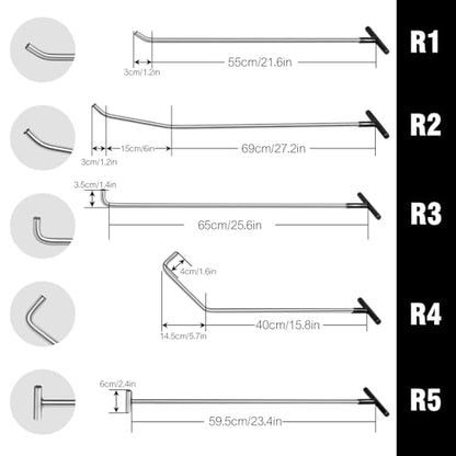 LadyRosian Dent Repair Rods Tools 27PCS Paintless Dent Repair Kits with Stainless Steel Taper Head Tools for Car Auto Body Dents Hail Damage Removal - color: Repair Tool C