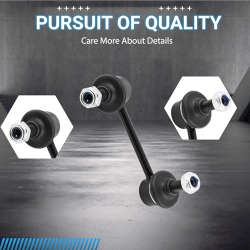 Sway Bar Link Front, Automotive Replacement Sway Bar Link Kits Compatible with Buick Chevy GMC Envoy Isuzu Ascender Olds Saab 9-7X Stabilizer Sway Bar Links, K80824, K80825 - size: K80824 & K80825