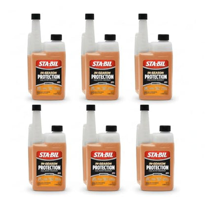 STA-BIL In-Season Fuel System Treatment & Injector Cleaner, 32 oz 6-Pack - size: 32 fl. oz. - 6 Pack